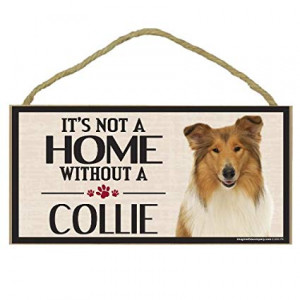 Imagine This Wood Sign for Collie Dog Breeds
