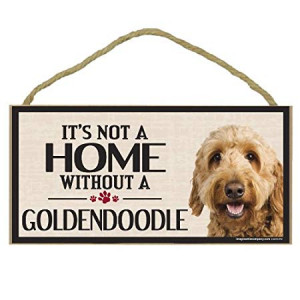 Imagine This Wood Sign for Goldendoodle Dog Breeds