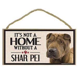 Imagine This Wood Sign for Shar Pei Dog Breeds