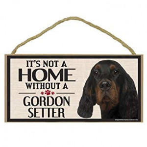 Imagine This Wood Sign for Gordon Setter Dog Breeds