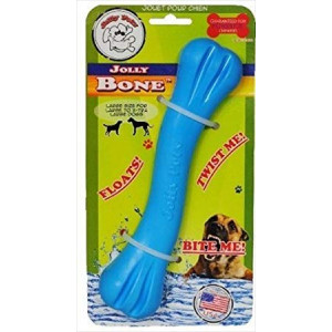 Jolly Pets Bone Tpe Dog Toy, 19 Cm, Blue