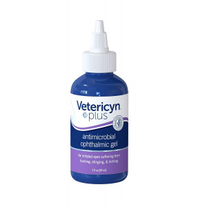 Vetericyn Plus All Animal Antimicrobial Ophthalmic Gel | Eye Product for Dogs and Cats  Relieves Eye Redness and Irritation from Allergies  3-ounce