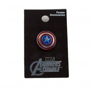 Marvel Captain America Colored Pewter Lapel Pin