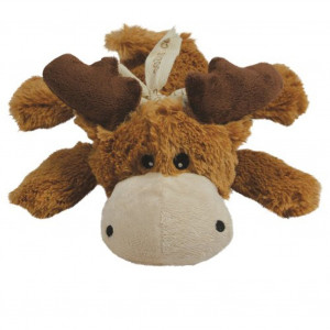 2-Pack Medium Brown Cozie Marvin the Moose Dog Toy by KONG