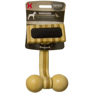 Hugs Pet Products Bamboo Massaging Brush for Pets
