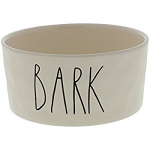 Rae Dunn Magenta Ceramic Pet Bowl Bark 6 Inch
