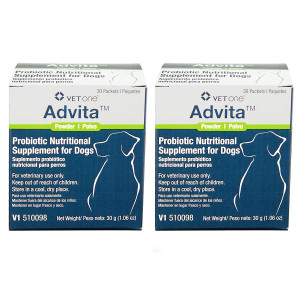 VetOne Advita Probiotic Nutritional Supplement for Dogs 2pack - 60ct