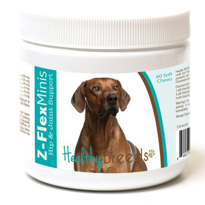 Healthy Breeds Z-Flex Minis Hip and Joint Support Soft Chews - Over 100 Breeds - Small Breed Formula - 60 Count