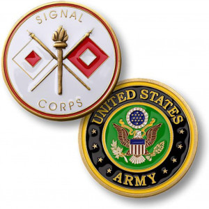 U.S. Army Signal Corps Challenge Coin