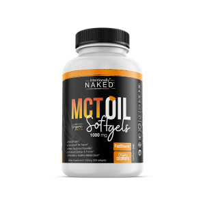 300 Organic C8/C10 MCT Oil Capsules - Keto, Paleo, Low Carb  Faster Metabolism, Ketosis, Sustainable Focus and Energy  Great for Travel - Flavorless, Non-GMO, BPA Free Bottle, 1000mg's per Softgel