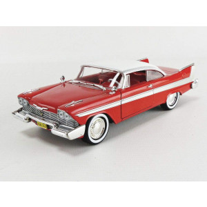 1958 Plymouth Fury Red Christine (1983) Movie 1/24 Diecast Model Car by Greenlight 84071