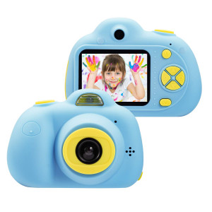 omzer Kids Toys Camera for 3-6 Year Old Girls Boys, Compact Cameras for Children, Best Gift for 5-10 Year Old Boy Girl 8MP HD Video Camera Creative Gifts,Blue(16GB Memory Card Included)