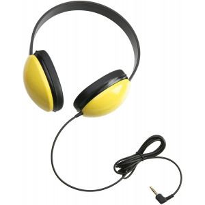 Califone 2800-YL Listening First Stereo Headphones, Yellow