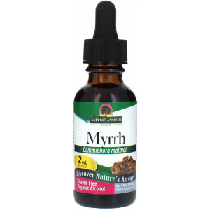 Nature?s Answer Myrrh Ole Gum Resin Commiphora Molmol - Natural Herbal Supplement - Gluten Alcohol-Free - Ideal for Immunity Overall Health Wellbeing ? 2ml (1 FL Oz)