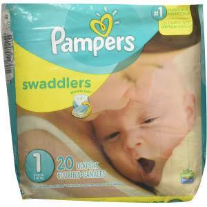 Pamper Swaddler Size 1 20 diapers