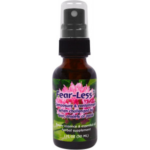 Flower Essence Services Flourish Formulas Fearless Spray, 1 Ounce