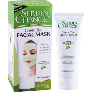 Sudden Change Green Tea Facial Mask, 3.4 oz.