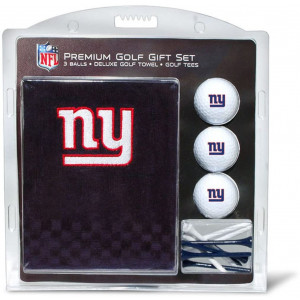 Team Golf NFL Gift Set Embroidered Golf Towel, 3 Golf Balls, and 14 Golf Tees 2-3/4" Regulation, Tri-Fold Towel 16" x 22" and 100% Cotton
