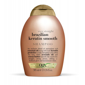 OGX Ever-Straightening + Brazilian Keratin Therapy Shampoo, 13 Ounce