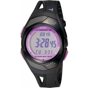 Casio STR300-1C Sports Watch - Black and Pink