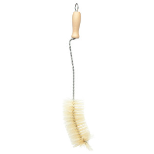 REDECKER Baby Bottle Brush with Pig Bristles and Steel Wire and Beechwood Handle, 12-1/2-Inches