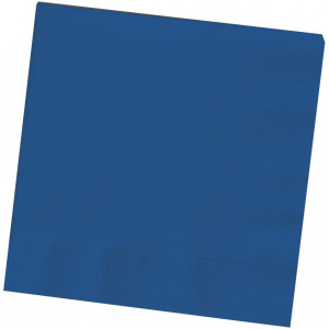 Creative Converting Touch of Color 2-Ply 50 Count Paper Beverage Napkins, Navy
