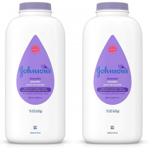 Johnsons Baby Powder Calming Lavender 15 Ounce (443ml) (2 Pack)