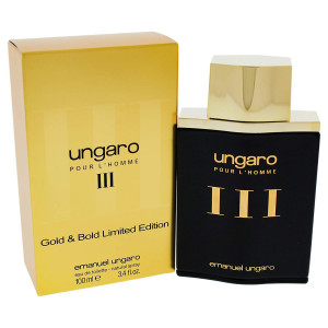 Emanuel Ungaro Ungaro Iii Gold and Bold By Emanuel Ungaro for Men - 3.4 Oz Edt Spray (limited Edition), 3.4 Ounce