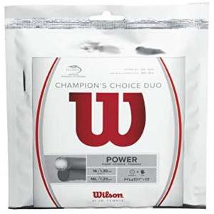 Wilson Champions Choice Duo Tennis String, Natural