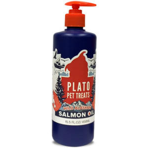 Plato Treats Wild Alaskan Salmon Oil Dog Treat,
