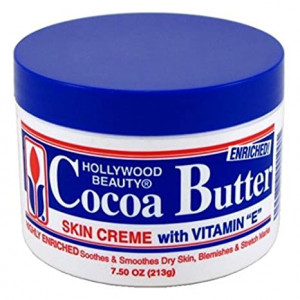 Hollywood Beauty Cocoa Butter With Vitamin- E 7.5 Ounce (221ml) (6 Pack)