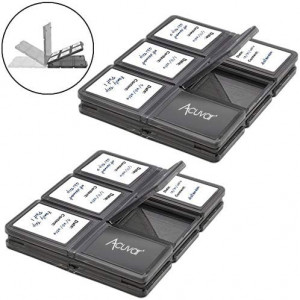Acuvar 24 Slots, SD/SDHC Memory Card Hard Plastic Cases