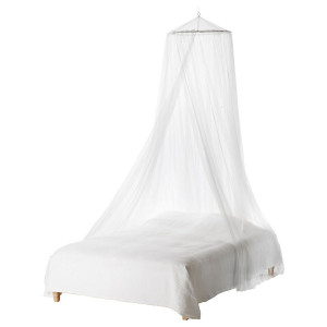 Mosquito Net - Foxnovo Toddler Bed Crib Canopy Mosquito Netting (White)