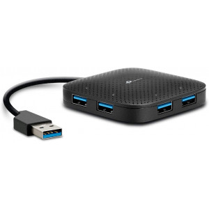 TP-Link USB 3.0 Hub 4 Port Compatible con Macbook, Surface, Chromebook, Ultrabook, Laptop, iMac, PC, Rasberry Pi, Xbox, PS3/4, Smart TV y TV box (UH400)