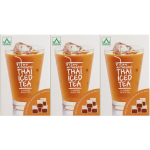 Authentic Thai Iced Tea Flavored Black Tea - Pack of 3