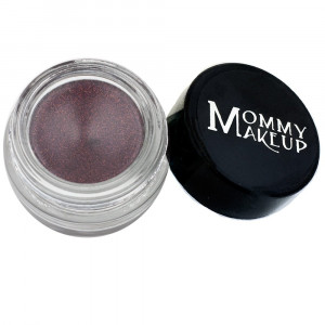 Mommy Makeup Waterproof Stay Put Gel Eyeliner with Semi-Permanent Micropigments - smudge-proof, long wearing, paraben-free - Black Orchid (Luscious metallic black burgundy)