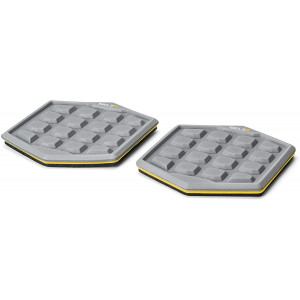 SKLZ Slidez Dual-Sided Exercise Glider Discs for Core Stability Exercises for Hands and Feet, Court Use