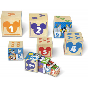 Melissa and Doug Mickey Mouse ABC-123 Nesting And Stacking Blocks