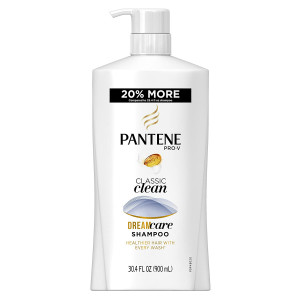 Pantene Pro-v Classic Clean Shampoo With Pump, 30.4 Fluid Ounce