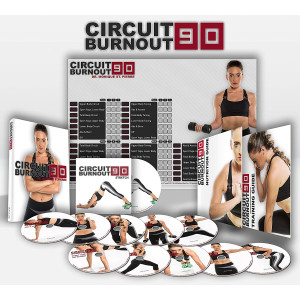 Circuit Burnout 90: 90 Day DVD Workout Program with 10+1 Exercise Videos + Training Calendar, Fitness Tracker andTraining Guide and Nutrition Plan