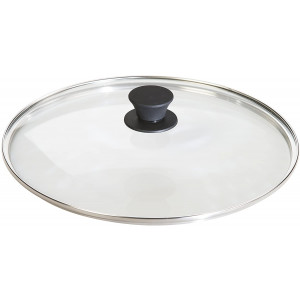Lodge Tempered Glass Lid (12 Inch)  Fits Lodge 12 Inch Cast Iron Skillets and 7 Quart Dutch Ovens