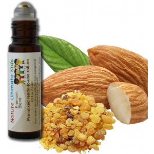 Aromata - Frankincense Oil Blend Nature Ultimate Kids  Pre-Mixed, Kid-Ready Magic Elixir of Health and Well-Being. 100% Natural and Safe for Kids. Parent Tested, Kid Approved, 10 ml (1/3 fl oz) roll-on