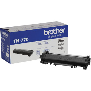 Brother TN-770 HL-L2370 MFC-L2750 Toner Cartridge (Black) in Retail Packaging