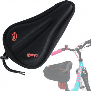 WINNINGO Child Bike Gel Seat Cushion, Toddler Cycling Saddle Cover Comfortable Small Bicycle Saddle Pad