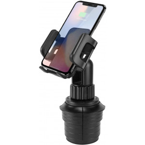 Cellet Car Cup Holder Phone Mount Cradle Compatible for iPhone 11 Pro Max XR XS Max X 8 Plus Samsung Note 10 9 8 Galaxy S20 Ultra S10+ S9 S8 Moto e6 z4 g Power Play Pixel 4 XL LG