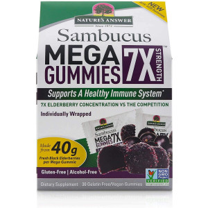 Nature'S Answer Sambucus Mega Gummies 7x (30 Gummies)