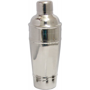 nu steel Cocktail Shaker, Shiny Stainless Steel