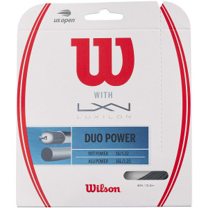 Wilson Duo Power Alu P 125 and NXT P 16 Tennis String