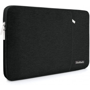 ZinMark Laptop Sleeve 13 Inch Compatible 2019 2018 MacBook Air 13 Inch Retina A1932, 13 Inch MacBook Pro A2159 A1989 A1706 A1708 | XPS 13, Water-Resistant Polyester Notebook Case, Black