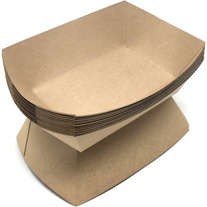 Mr. Miracle Paperboard Food Tray. 2.5-Pound Size. Pack of 100